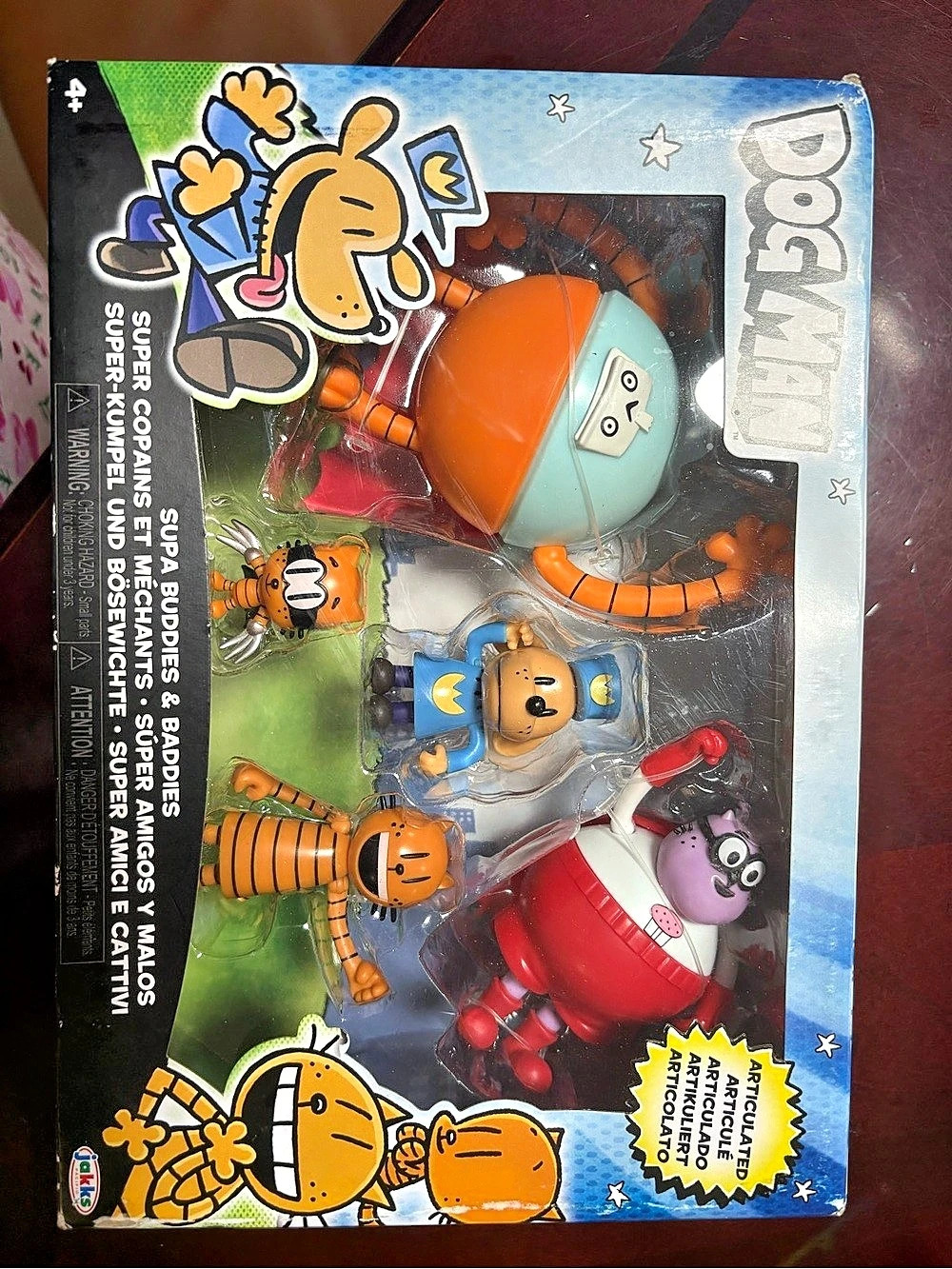 Jakks Pacific Dog Man Supa Buddies & Baddies Action Figure 5-Pack